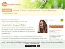 Tablet Screenshot of energiemedizin.com